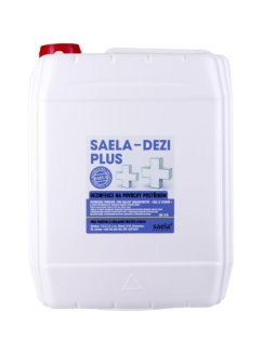 SAELA – DEZI PLUS – Dezinfekce na povrchy 5 l (kanystr) – účinný dezinfekční prostředek s 75,8 % ethanolu pro hygienu povrchů