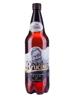 Pivo 12° – Bručoun 1 litr – nepasterované plzeňské pivo s výraznou hořkostí a obsahem alkoholu 5%