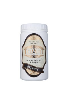 TOMFIT parafínový zábal – Bylinný 500 g – regenerace a prohřátí svalů s kopřivou a břečťanem