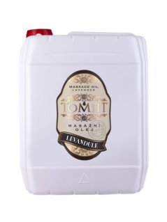 TOMFIT minerální masážní olej – Levandule 5 l – uvolnění svalů, zklidnění mysli a podpora spánku TOMFIT minerální masážní olej – Levandule 5 l – uvolnění svalů, zklidnění mysli a podpora spánku