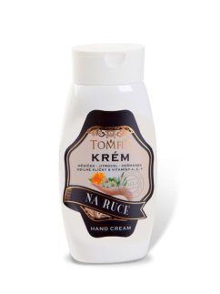 TOMFIT krém na ruce 250 ml – hydratační a regenerační péče s výtažky z obilných klíčků, měsíčku lékařského a jitrocele.