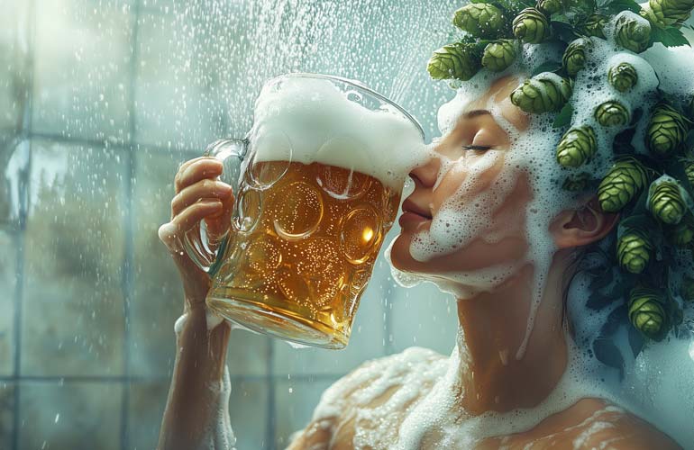 Pivní kosmetika na tělo - Na tělo