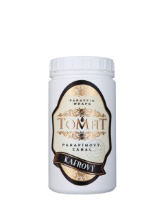 TOMFIT parafínový zábal – Kafrový 500 g – prohřívací zábal pro regeneraci svalů a kloubů s kafrem