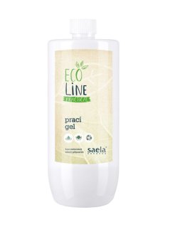 ECO LINE PRACTICAL – Prací gel 1 l – ekologický a vysoce koncentrovaný čistič pro barevné i bílé prádlo