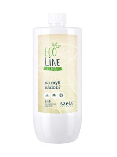ECO LINE CLEAN – Na mytí nádobí 1 l – ekologický a koncentrovaný přípravek pro dokonalou čistotu a lesk nádobí