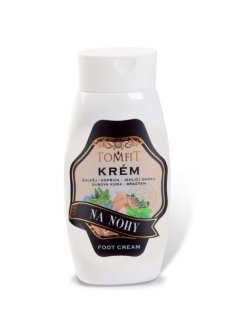 TOMFIT krém na nohy 250 ml – osvěžující a hydratační péče s přírodními extrakty a mentolem.