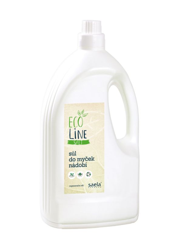 ECO LINE SALT – Regenerační sůl do myček nádobí 3,5 kg – změkčuje vodu a chrání myčku před vodním kamenem, pro dokonale čisté nádobí a prodloužení životnosti myčky