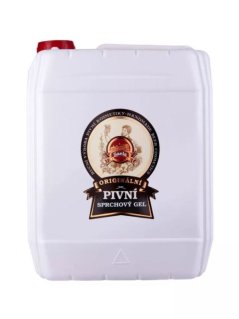 Originální pivní sprchový gel 5 l – velké balení s hydratačním složením s pivem, vitamíny B a glycerinem pro šetrnou péči o pokožku.