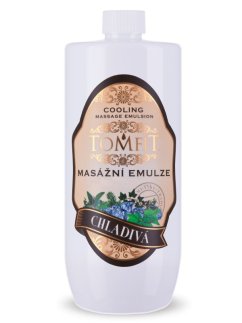 TOMFIT masážní emulze – Chladivá 1 l s mentolem a silicemi máty, eukalyptu a libavky TOMFIT masážní emulze – Chladivá 1 l s mentolem a silicemi máty, eukalyptu a libavky